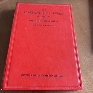 The Garland of Letters: Studies in the Mantra-Sastra 1963 Hardcover India print - Bild 1 von 7
