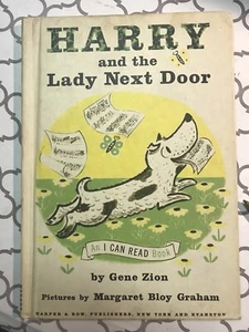 Vintage Harry and the Lady Next Door An I Can Read Book 1960 Gene Zion - Picture 1 of 7