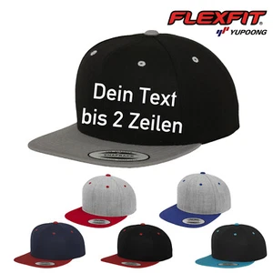 Original-Flexfit Snapback, Baseball Cap mit Wunschtext oder Namen bestickt - Bild 1 von 9