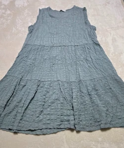 Vestido Sonoma Para Mujer Talla 2X Verde Cambio en Niveles Bohemio Simple Calce Relajado Boho - Imagen 1 de 10