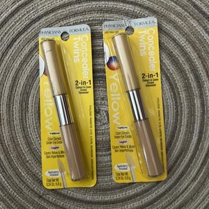 PHYSICIANS FORMULA CONCEALER TWINS 2 IN 1 CREAM CONCEALER # 3056 YELLOW/2packs - Picture 1 of 2