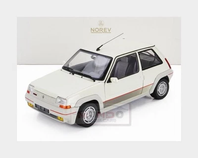 1:18 NOREV Renault R5 Supercinque Gt Turbo Phase I 1985 White Pearl NV185200 - Immagine 1 di 2