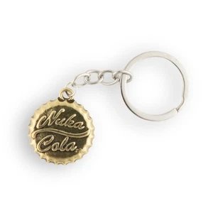 Fallout Nuka Cola Vintage Bottle Cap Keychain Metal Retro Game Charm - Picture 1 of 7