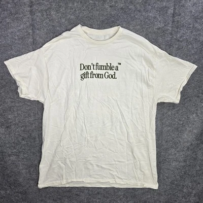 Рубашка мужская God Is Dope большая белая вдохновляющая графическая уличная одежда футболка - Изображение 1 из 4