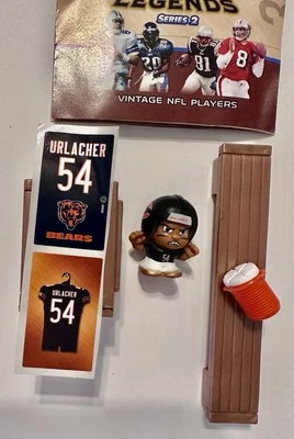 NFL Legend Series 2 TeenyMates Brian Urlacher Chicago Bears Locker/Label/Bench - Image 1 of 3