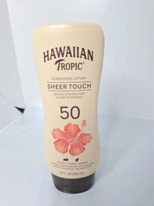 Hawaiian Tropic Sheer Touch Lozione Protezione Solare SPF 50, 8 oz. Scad.01/28 - Foto 1 di 3