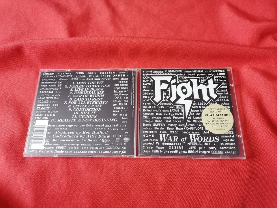 FIGHT - War Of Words - CD - 1993 first press - Image 1 of 1
