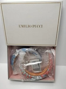 Diadema Emilio Pucci Elegante y Vibrante Accesorio para el Cabello Patrón Pucci Usado Japón - Imagen 1 de 20