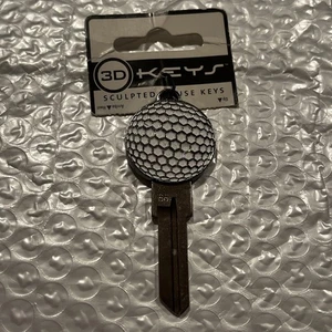 NUEVO-LLAVE 3D LLAVE CASA EN BLANCO KW1 66 - PELOTA DE GOLF - Imagen 1 de 2
