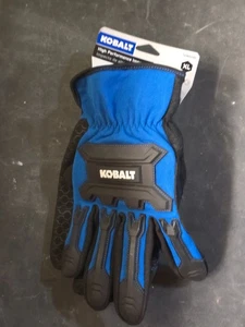 đź”…Kobalt HIGH PERFORMANCE IMPACT Blue Utility Work Gloves - 2160242 X LARGE - Picture 1 of 4