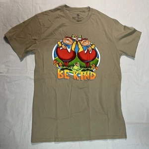 NEU ~ Ohne Etikett Disney Parks Tweedle Dee Tweedle Dum Be Kind Tshirt Erwachsene Unisex L - Bild 1 von 4