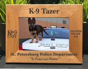 Personalized Engraved // Police K-9 // Picture Frame - Picture 1 of 4