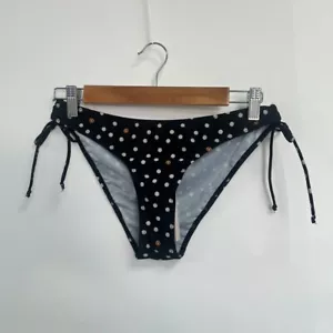 Cravatta bikini Anthropologie Becksondergaard Fae Bibi fondo. Smiley nero. Piccolo - Foto 1 di 6