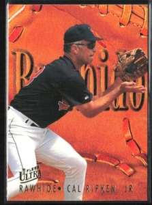 1996 Fleer Ultra #9 Cal Ripken Jr. Rawhide Insert Baltimore Orioles - Picture 1 of 2