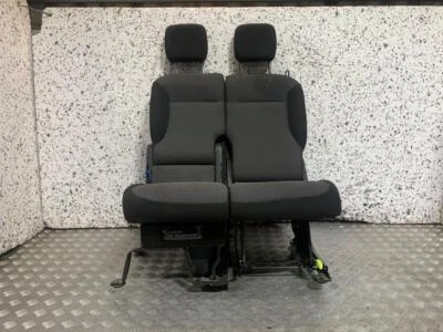 18-24 CITROEN BERLINGO MK3 N/S/F PASSENGER NEAR SIDE TWIN SEATS WITH HEADRESTS - Image 1 of 4