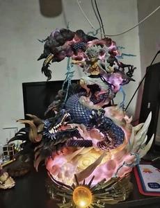 Luffy Gear 5 Figure One Piece Figure Luffy Vs Kaido Dragon Figure PVC Anime 23cm - Photo 1/3