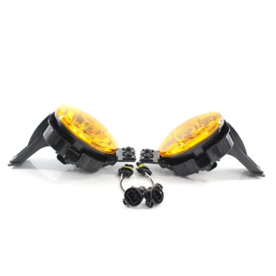 Apto para 02-08 Dodge Ram 1500/2500/3500 04-06 Durango ámbar par de luces antiniebla + bombilla Foto 1 de 4