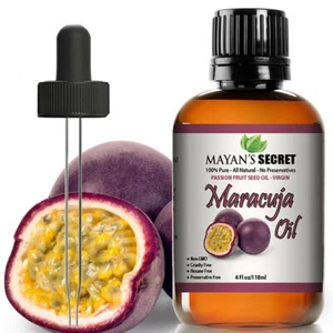 Maracuja Oil Passion Fruit Seed Vitamin C 100% Pure Virgin/Cold Pressed 4oz huge - Picture 1 of 4