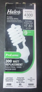 HALCO PROLUME T5 E-BUB-P65-E26, HALCO 45604, 807154456048 65W 120V - Picture 1 of 5