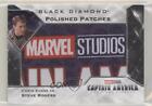 2021 Marvel Black Diamond Polished Puzzles Chris Evans Steve Rogers Patch 0cn5