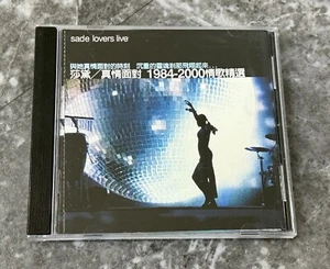 SADE~Lovers Live Chinese/Taiwan Import CD 1984-2000 Japanese 13-trk TAIPEI Rare - Picture 1 of 9