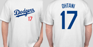 Shohei Ohtani Jersey Dodgers shirt t-shirt fan gear