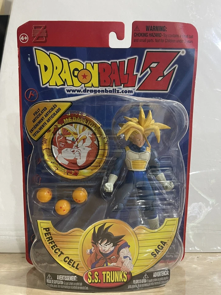 2001 IRWIN Toy Dragon Ball Z Cell Saga SS Trunks Action Figure