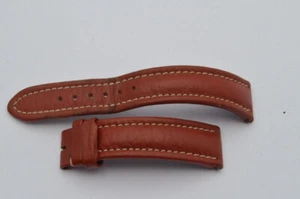 BREITLING KALBS LEDER ARMBAND 18MM FÜR DORNSCHLIESSE 16MM BRAUN 18-16 4 - Bild 1 von 2