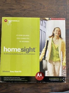 Motorola Home Sight Wireless Easy Start Kit HMEZ2000 All-In-One Security System - Picture 1 of 12