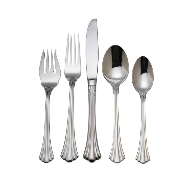 Reed & Barton 1800 18/10 Stainless Steel 5-Piece Place Setting, Service for 1
