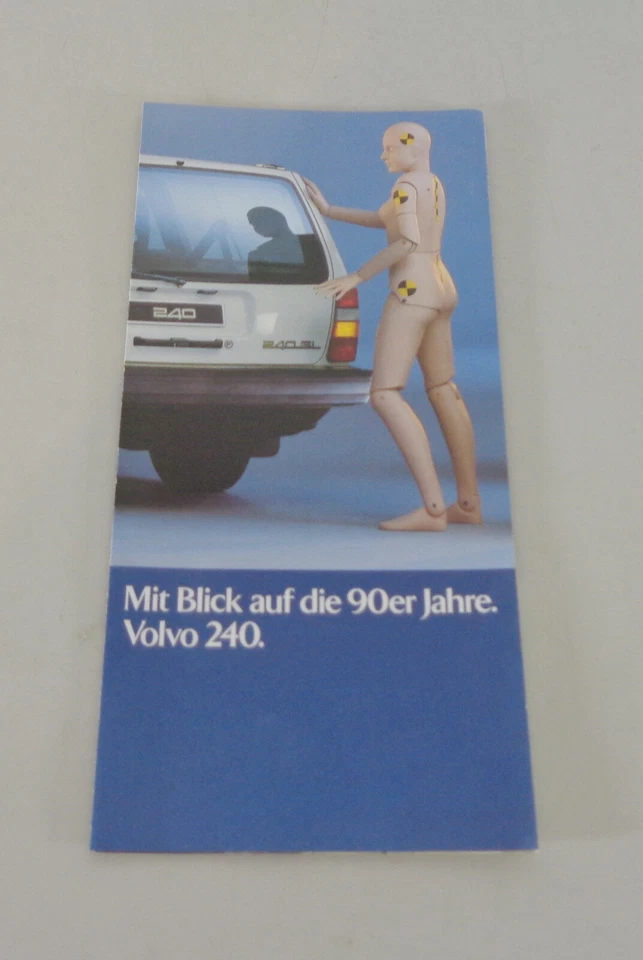 Volvo 240 Brochure / Volantino Edizione 08/1989 - Immagine 1 di 1
