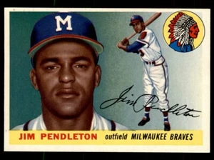 1955 Topps #15 Jim Pendleton NM-MT - Picture 1 of 2