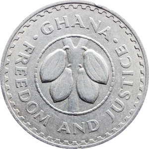 1967 20 Pesewas Ghana Coin (MO1208-) - Picture 1 of 2