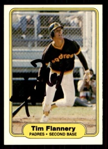 1982 Fleer Baseball #572 Tim Flannery Signed Autograph (no COA) - Picture 1 of 2