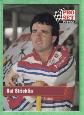 1991 Pro Set Racing #37 Hut Stricklin Driver NASCAR - Image 1 of 2