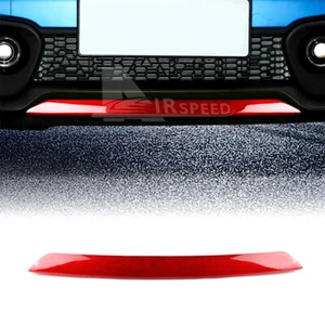 Cubierta divisor de labios de parachoques delantero de fibra de carbono real para Abarth 595 695 2017-23 - Imagen 1 de 9