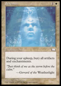 SerenIty X (4) Weatherlight MTG Excellent/Near Mint 4RCards - Picture 1 of 1