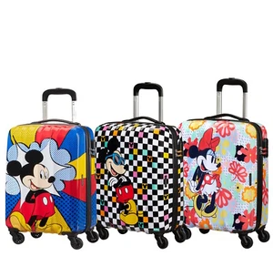 American Tourister Hypertwist Disney 4 Wheel Cabin Suitcase 55cm - Mickey/Minnie - Picture 1 of 19
