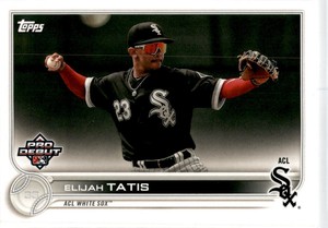 2022 Topps Pro Debut Baseball  Elijah Tatis #PD-124