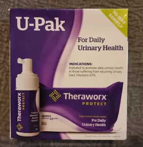 Theraworx Protect U-Pak Daily Urinary Health, 60ct Wipes & 3.4oz Foam - NEW! - Picture 1 of 4