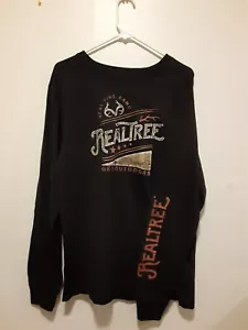 BNWT Realtree Edge Authentic Camo By Staghorn Creek Black Men's Long Sleeve... - Picture 1 of 3