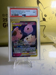 2019 Pokémon Togepi Cleffa Igglybuff GX #143 PSA 9 MINT Cosmic Eclipse - Picture 1 of 1