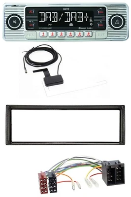 Dietz Bluetooth USB MP3 DAB Autoradio für VW Golf 2 83-92 Jetta II 84-92 T4 90-0 - Bild 1 von 4