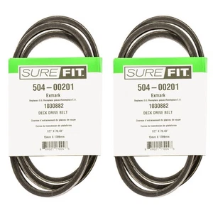 SureFit Deck Drive Belt 103-0882 Exmark Lazer Z XP Zero-Turn 1/2" X 70.43" 2PK - Picture 1 of 2