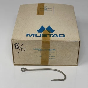 Fish Hooks Mustad (100 Hooks) 8/0  1407 - Picture 1 of 5