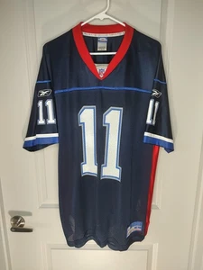Vintage Buffalo Bills Trikot #11 Drew Bledsoe Reebok On Field Gr. Large Mesh - Bild 1 von 7