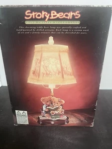StoryBears Hand-Crafted Accent Lamp Teddy Bear Figurine with Shade  - Picture 1 of 2