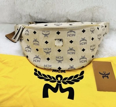 MCM FURSTEN BELT BAG/Fanny Pack Medium Beige Visetos - Image 1 of 4