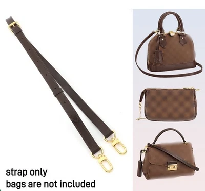 Bandolera LV Damier Level Epi Cuero Marrón Vachetta Correa Repuesto Sin Logo Foto 1 de 4