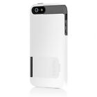 Incipio Kicksnap case w/Kickstand for iPhone 5s & iPhone SE IPH-858 (White/Gray)